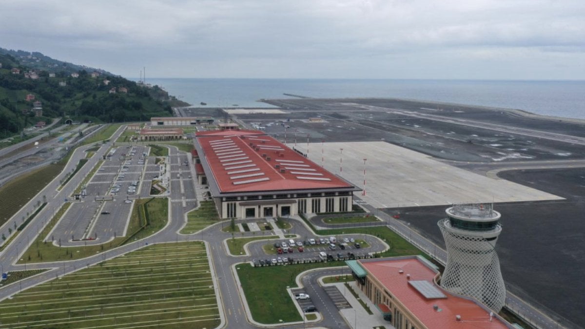 Rize-Artvin Havalimanı’nı ağustosta 110 bine yakın yolcu kullandı