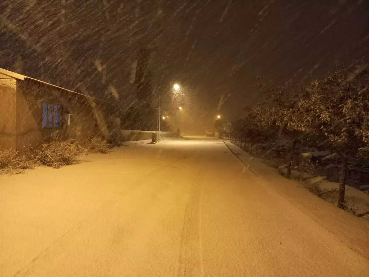 Diyadin’de Kar Yağışı Hayatı Olumsuz Etkiliyor