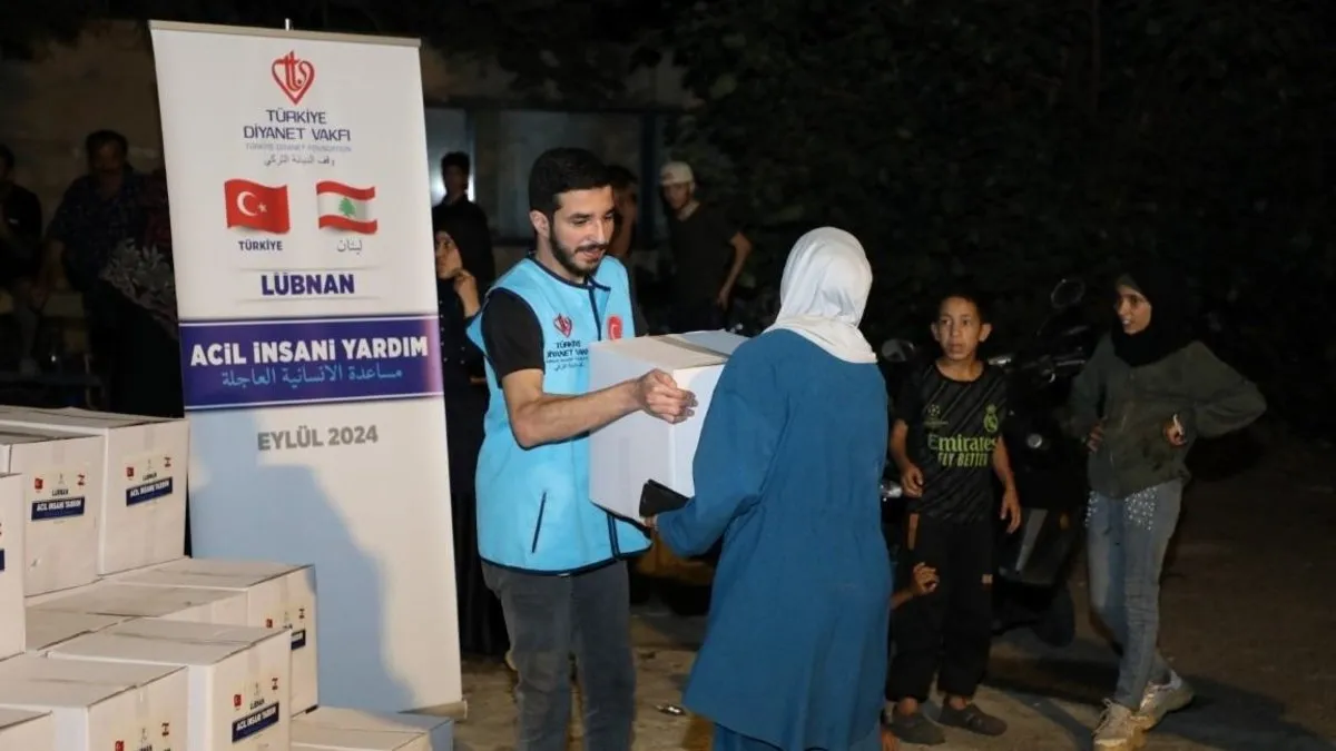 Türkiye’nin yardım eli Lübnan’da! Mazlumlar nefes aldı, kardeşlik sınır tanımadı