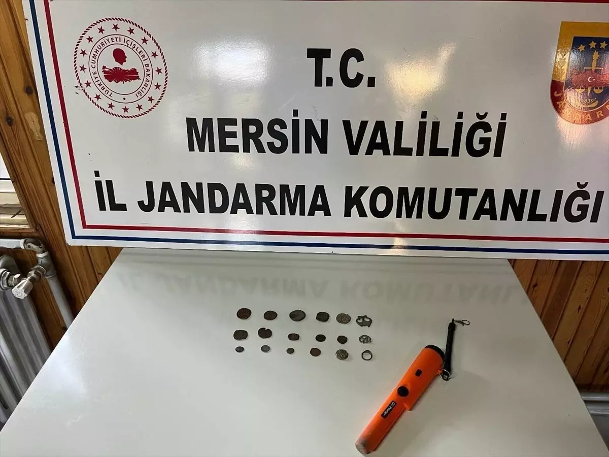 Gülnar’da Tarihi Eser Kaçakçılığı Operasyonu