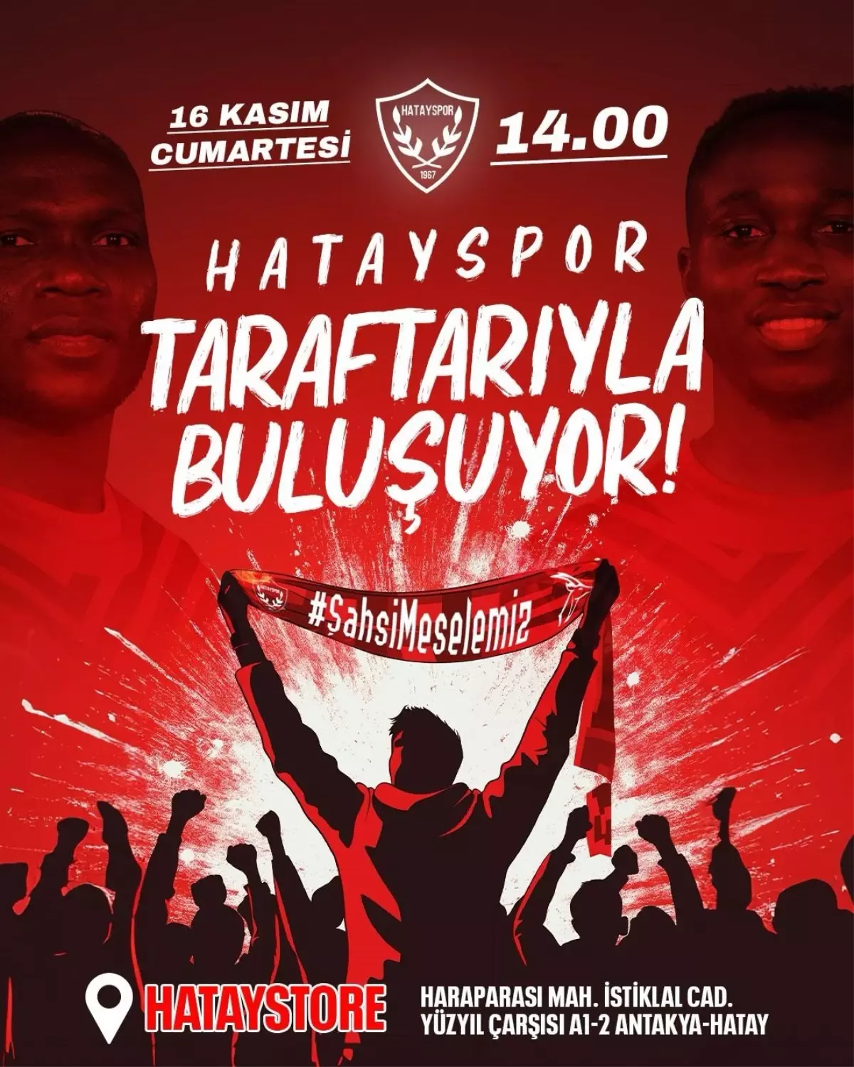 Hatayspor Taraftarlarıyla Buluşuyor