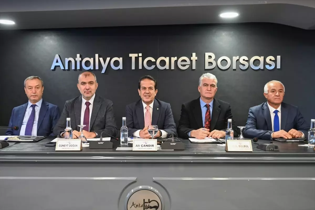 Antalya Ticaret Borsası Toplantısı Yapıldı